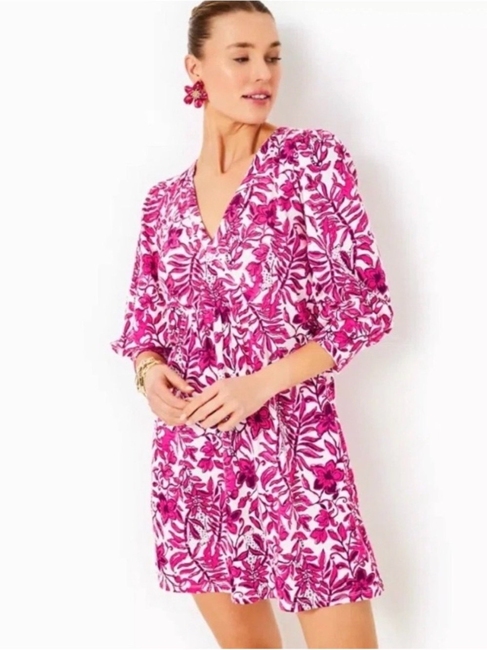 NWT Lilly Pulitzer Anne Skirted Romper lol Escape Plan Size M